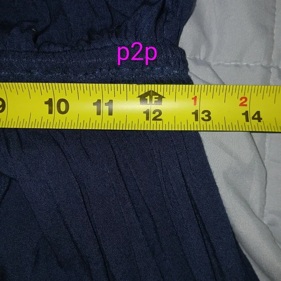 Elegant Navy Blue Plunging Neckline Boho Maxi Dress - Picture 12 of 16